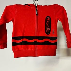 Crayola red 2T full zip hoodie